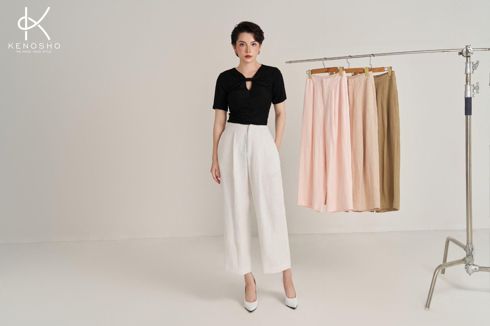 Quần Suông Dáng Lửng (Crop Pants): Độ Dài Nào Hợp Nhất Với Giày Cao Gót?