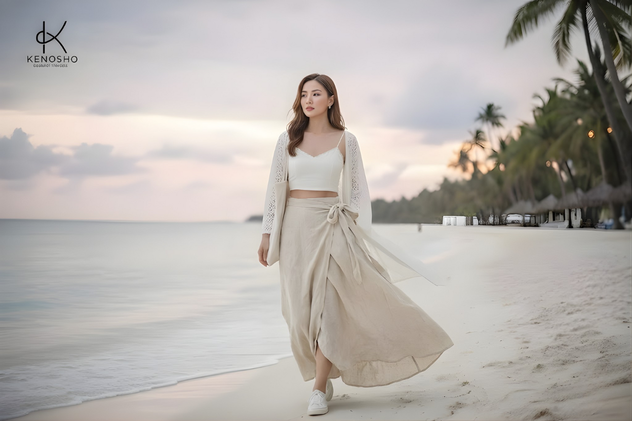 Chân Váy Mùa Hè: Lựa Chọn Vải Linen, Cotton Mỏng Thoáng Khí Tối Ưu