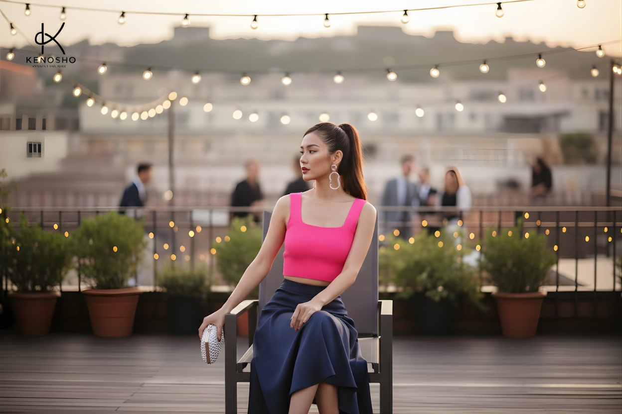 Áo Croptop Màu Neon: Bí Quyết Nổi Bật Chuẩn Tiệc Tùng Mùa Hè