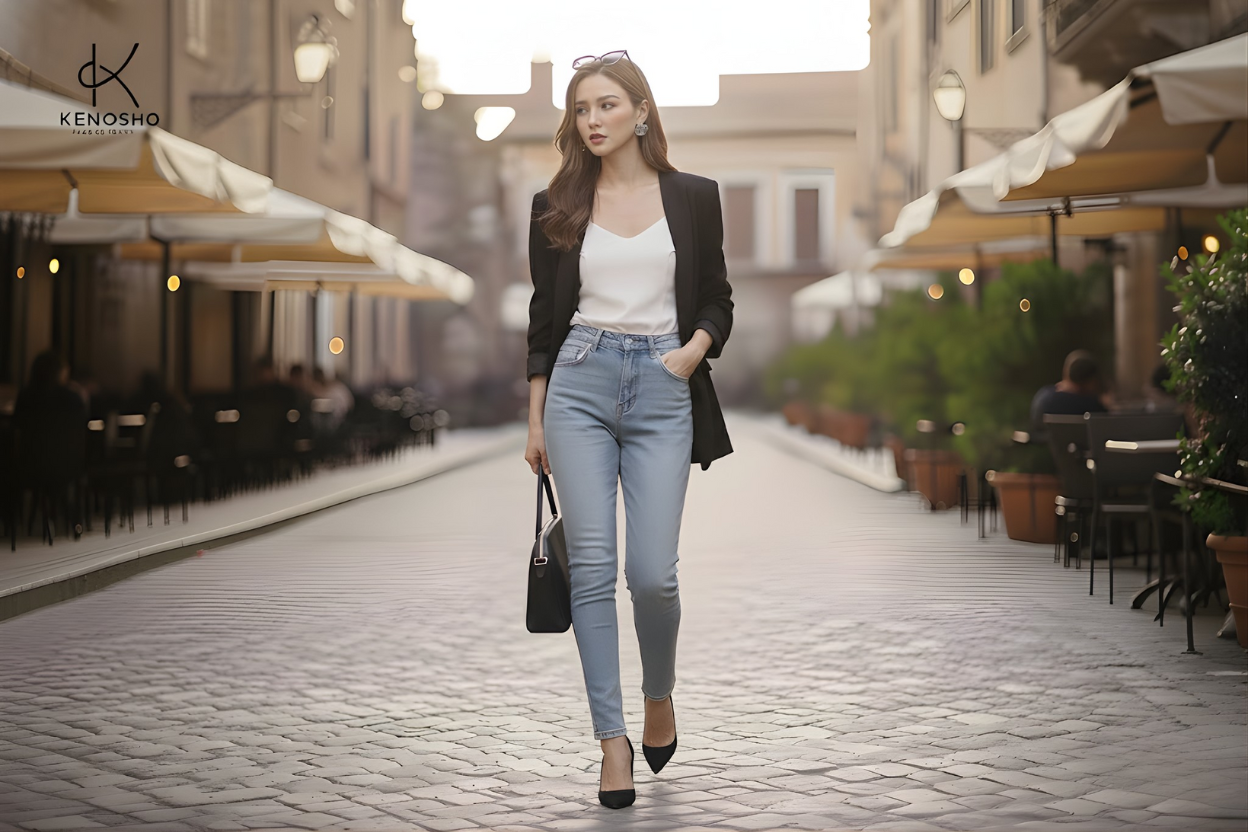 Quần Jeans Skinny: Đã lỗi thời? Mẹo Layering và Phối Đồ Hiện Đại