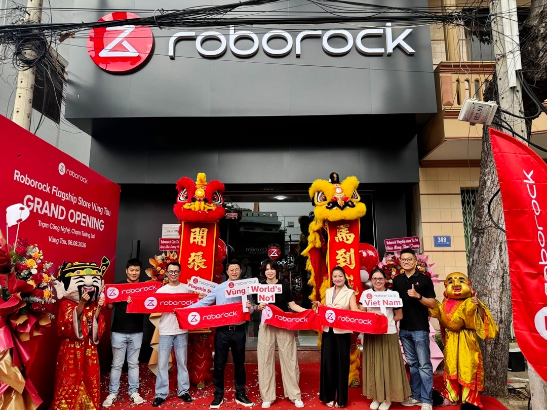 Roborock Flagship Store Vũng Tàu chính thức mở cửa: Khám phá các công nghệ làm sạch thông minh