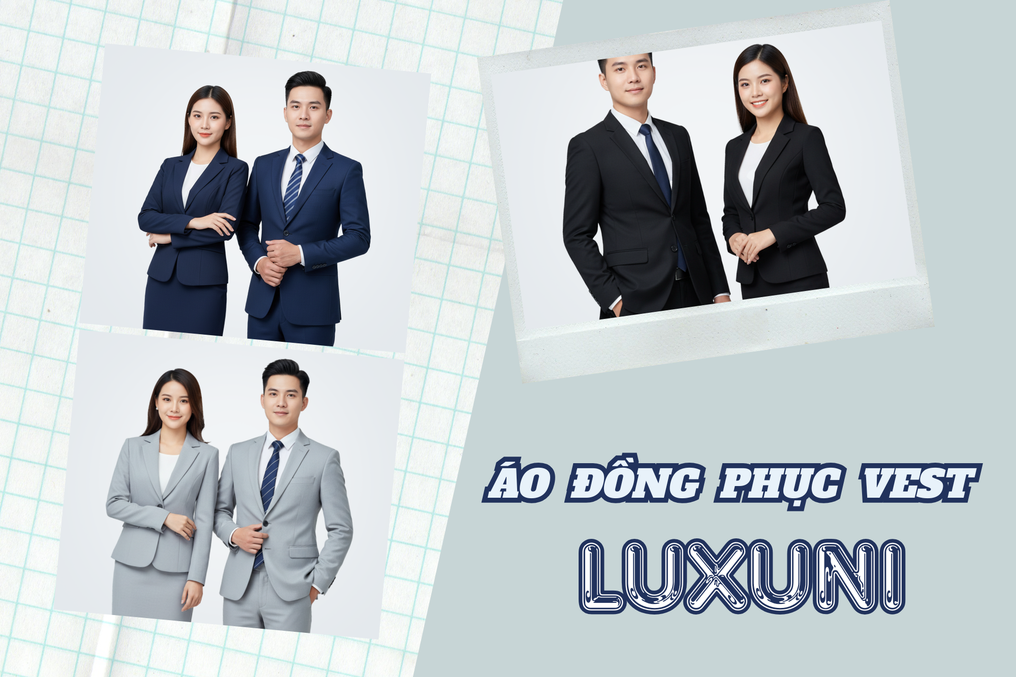 Áo đồng phục vest Luxuni - Chuẩn chuyên nghiệp, lịch sự công sở