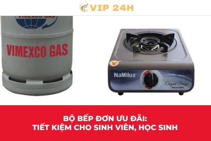 Bộ bếp đơn ưu đãi: Tiết kiệm cho sinh viên, học sinh