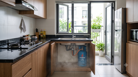 Ngửi Thấy Mùi Gas Phải Làm Gì? 6 Bước Xử Lý An Toàn Khi Nghi Rò Rỉ Gas