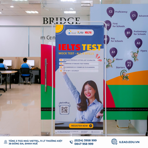 Tổ chức Kỳ thi thử IELTS trên máy dành cho học sinh Trường Quốc Học Huế, ngày 18 và 19/10