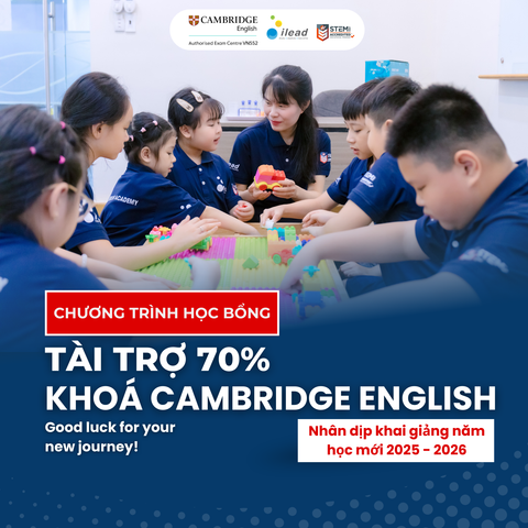 iLEAD AMA Huế trao học bổng 70% Khoá học Cambridge English cho học sinh tại Huế