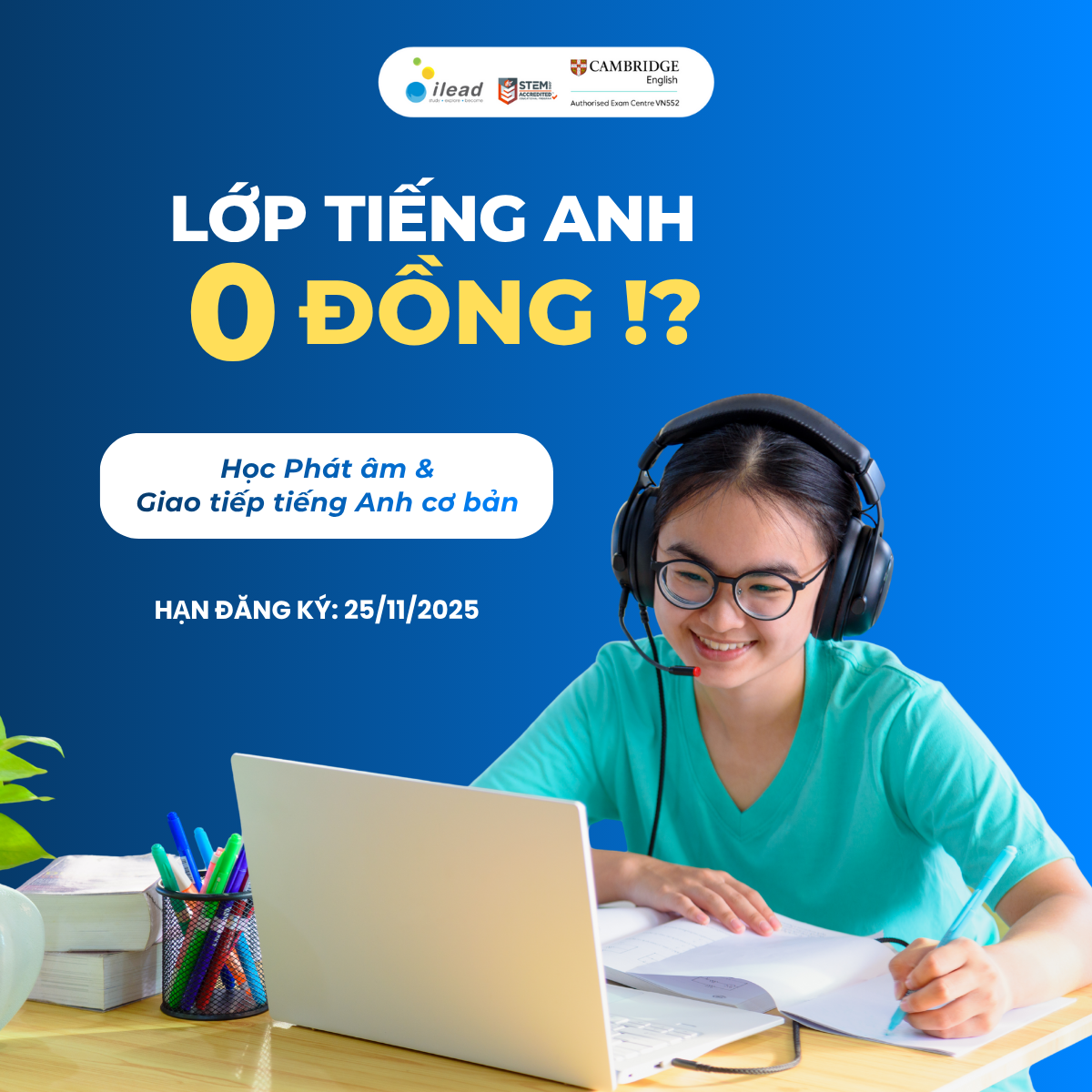 HỌC TIẾNG ANH MIỄN PHÍ TẠI ILEAD AMA HUẾ – Công ty Cổ phần Đầu tư và ...
