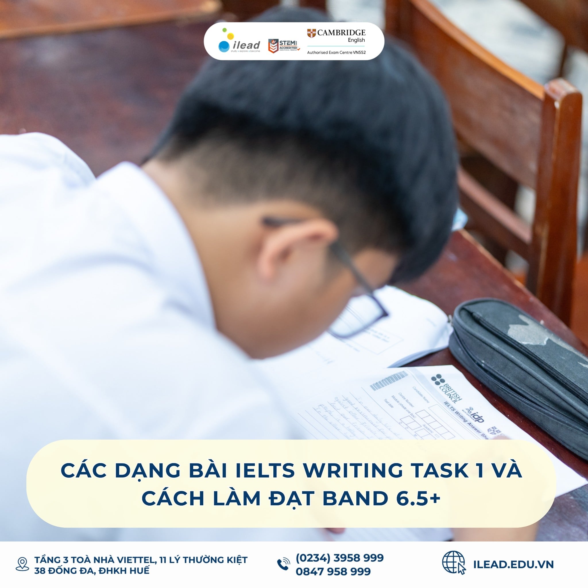 Các dạng bài IELTS Writing Task 1 và cách làm đạt Band 6.5+