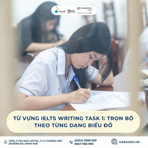 Tổng hợp trọn bộ từ vựng cho IELTS Writing Task 1 theo dạng biểu đồ