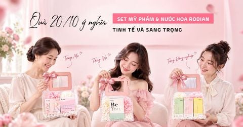 Quà 20/10 Ý Nghĩa - Set Mỹ Phẩm & Nước Hoa Rodian Tinh Tế Và Sang Trọng