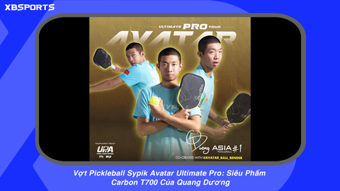 Vợt Pickleball Sypik Avatar Ultimate Pro: Siêu Phẩm Carbon T700 Của Quang Dương