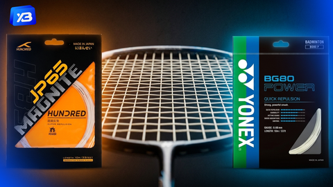 So Sánh Cước Hundred JP65 Magnite Và Yonex BG80 Power — Kẻ Tám Lạng Người Nửa Cân?