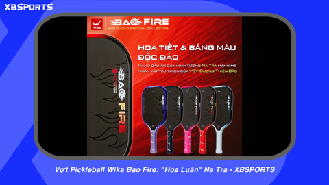 Vợt Pickleball Wika Bao Fire: 