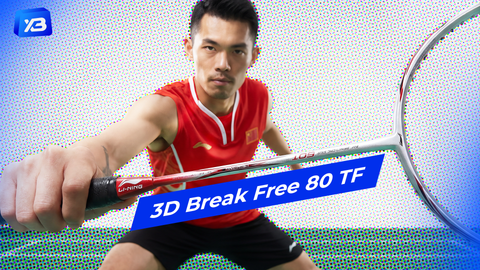 Review Vợt Cầu Lông Lining 3D Break Free 80 TF: Vợt Phản Tạt Thân Dẻo Cho Đôi Nam Tốc Độ