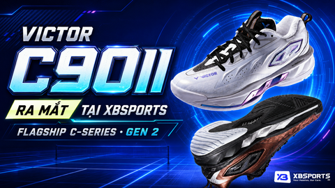 Giày Cầu Lông Victor C90II Ra Mắt Tại XBSports — Flagship Ổn Định C-Series Thế Hệ 2 Với NitroLite