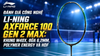 Đánh Giá Công Nghệ Li-Ning Axforce 100 Gen 2 Max: Khung M40X, Đũa 6.2mm, Polymer Energy Và HDF