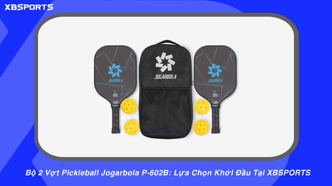 Bộ 2 Vợt Pickleball Jogarbola P-602B: Lựa Chọn Khởi Đầu Tại XBSPORTS
