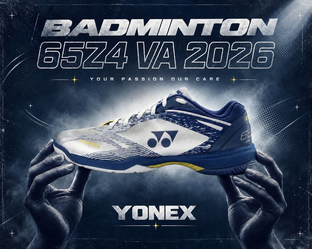 Yonex Power Cushion 65Z4 VA phối Silver/Navy sắp về XBSports