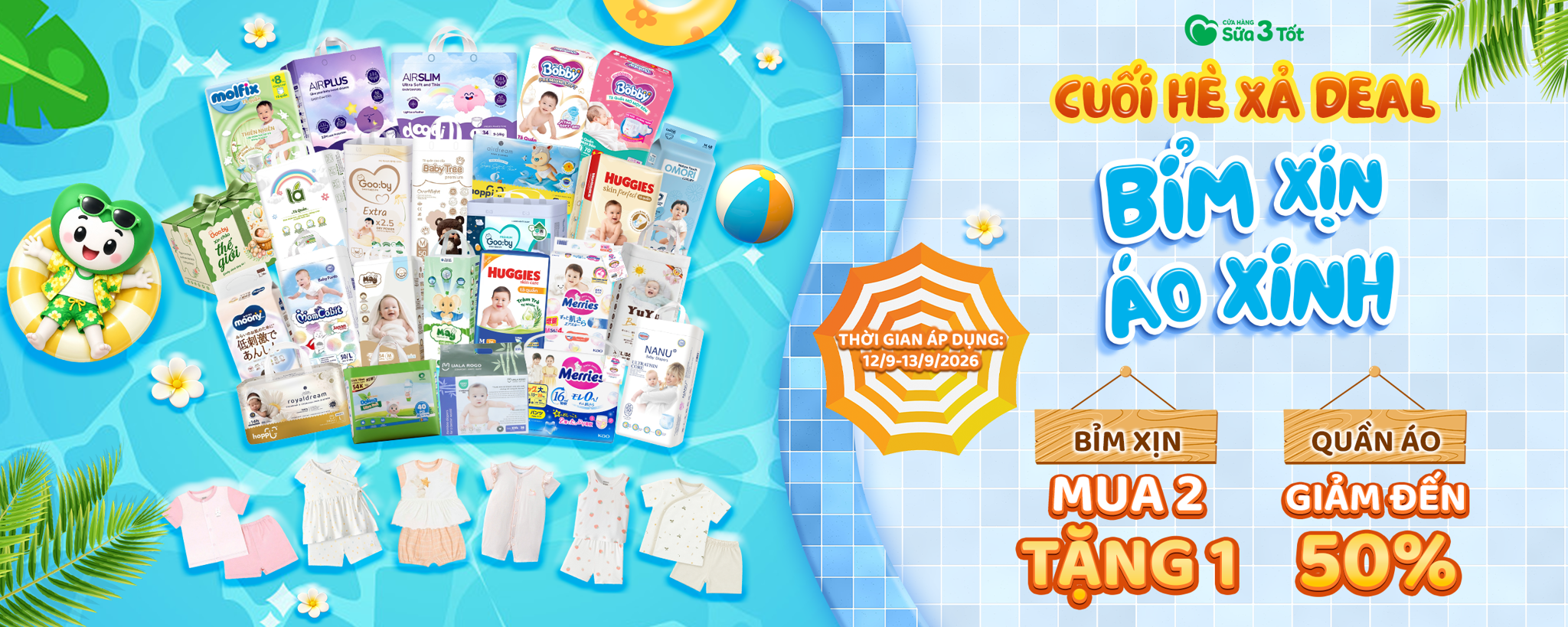 BỈM MUA 2 TẶNG 1 – MUA 3 TẶNG 1, QUẦN ÁO SALE 50%: DEAL NÀY KHÔNG GOM THÌ TIẾC!