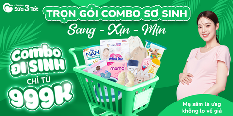 🤰MẸ BẦU ƠI! TRỌN GÓI COMBO SƠ SINH – SANG XỊN MỊN, MẸ SẮM LÀ ƯNG – KHÔNG LO VỀ GIÁ!
