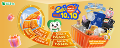 🎉 [10.10 - 11.10] SIÊU SALE NGÀY ĐÔI - MUA LÀ CÓ QUÀ + CƠ HỘI RINH DEAL MUA 2 TẶNG 1 + TRÚNG  QUÀ ĐẾN 1.500.000Đ