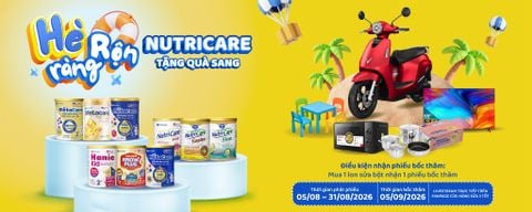 🌞 HÈ RỘN RÀNG – NUTRICARE TẶNG QUÀ SANG! 🎁