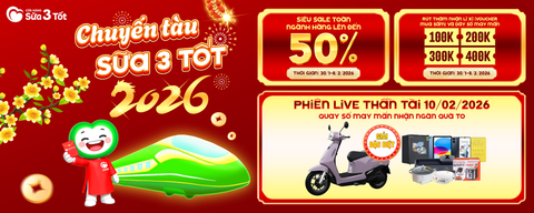 🚨 LÊN TÀU LIỀN TAY – LỘC VỀ ĐẦY VÍ CÙNG CHUYẾN TÀU SỮA 3 TỐT 2026 - TRI ÂN HÀNH TRÌNH - GẮN KẾT YÊU THƯƠNG BA MẸ ƠI!