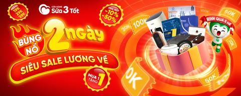 💥 BÙNG NỔ 2 NGÀY - SIÊU SALE LƯƠNG VỀ - RINH QUÀ Ê HỀ