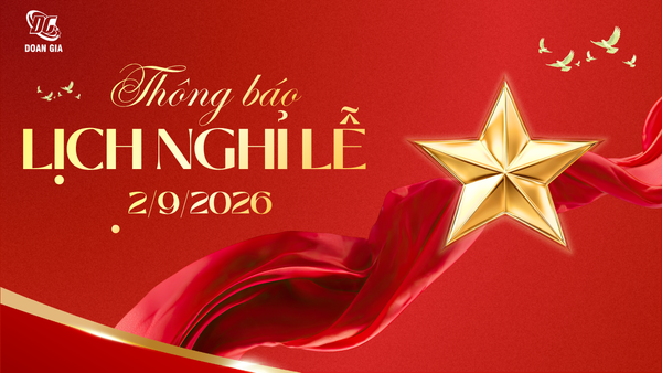 THÔNG BÁO LỊCH NGHỈ LỄ QUỐC KHÁNH (2/9/2026)