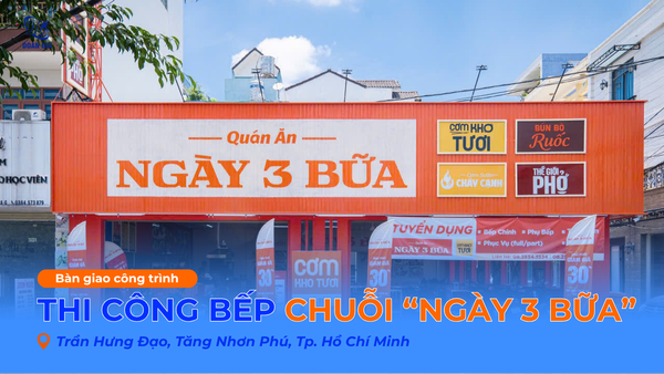 THI CÔNG BẾP QUÁN ĂN CHO CHUỖI 