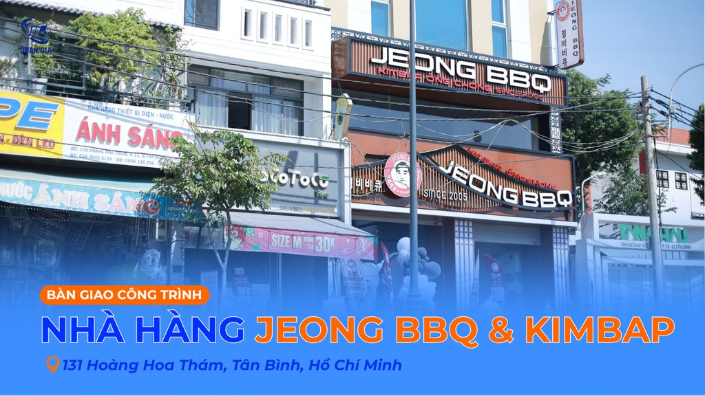 THIẾT KẾ THI CÔNG BẾP NHÀ HÀNG HÀN QUỐC JEONG BBQ & KIMBAP