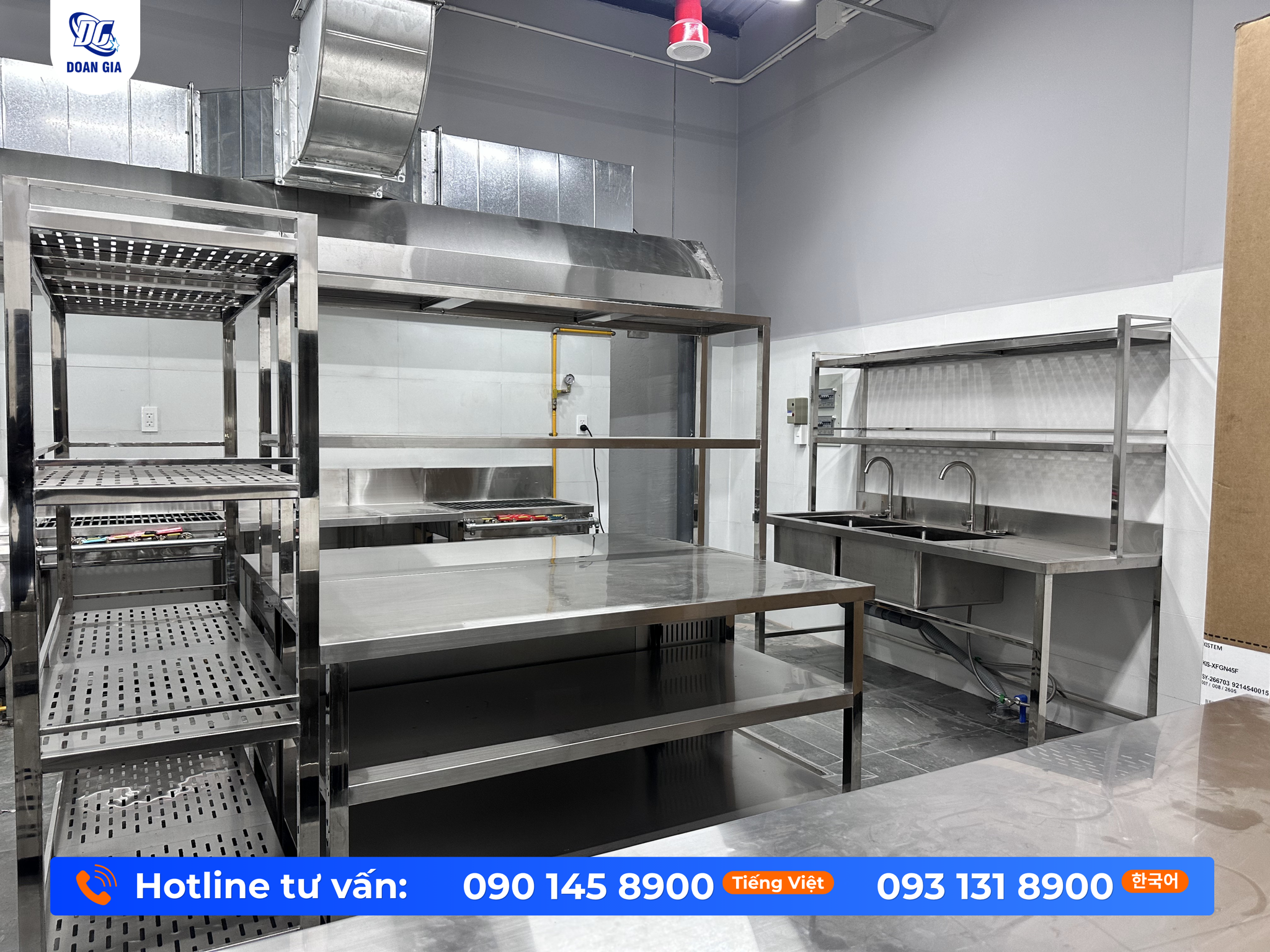 thiết bị bếp inox