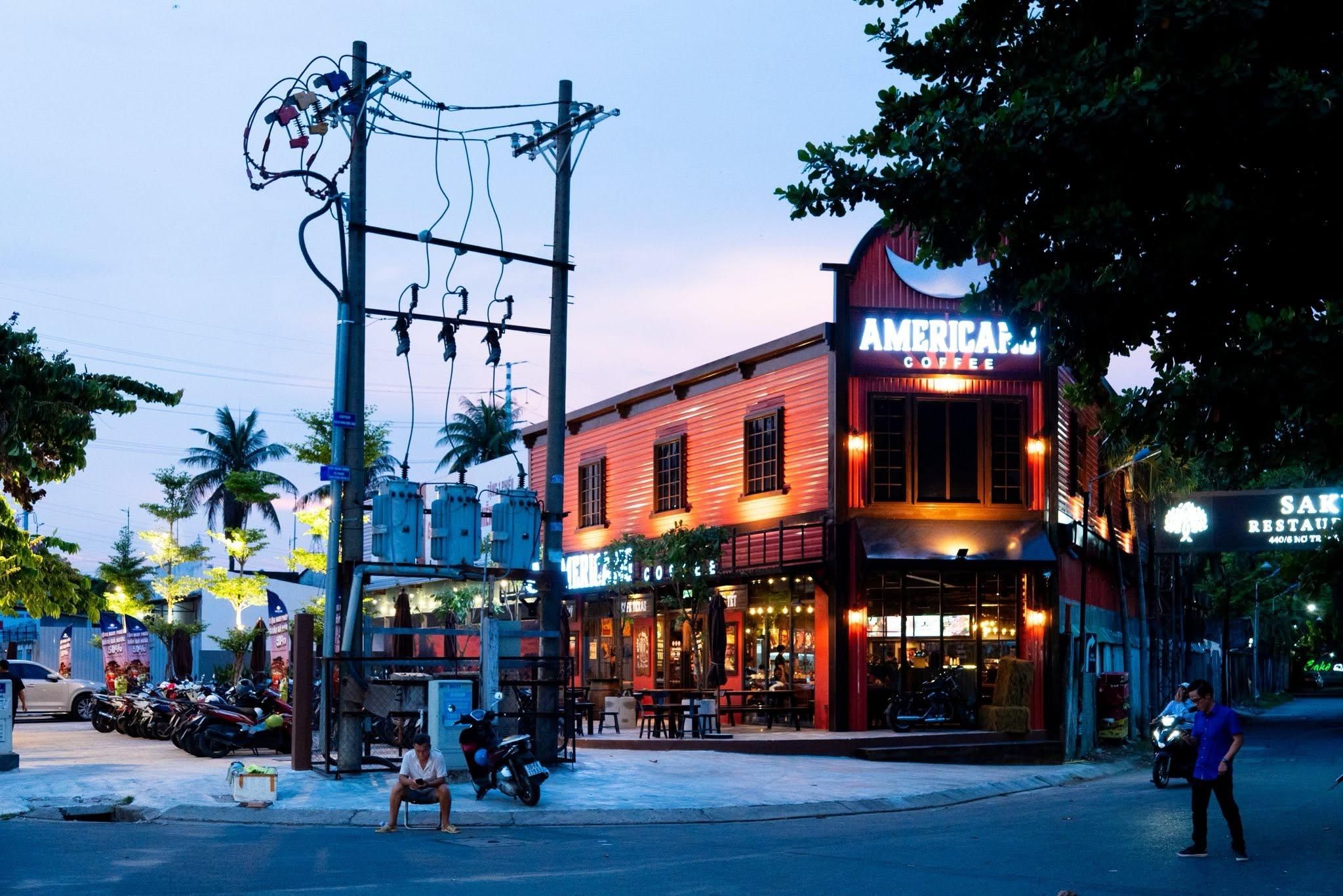 Americano Coffee Nơ Trang Long