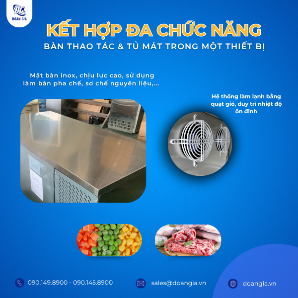 tủ bàn chặt inox