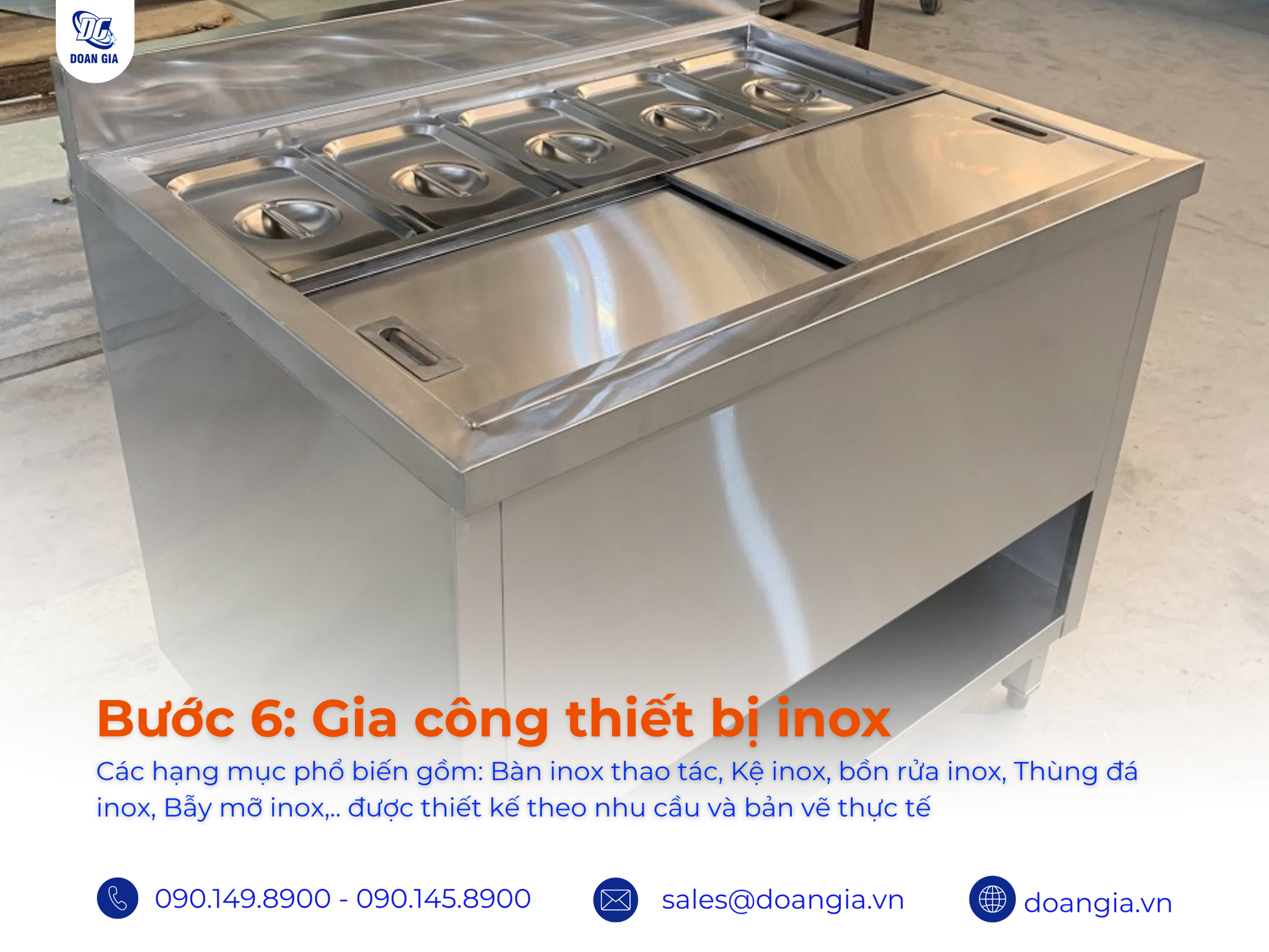 thiết bi inox công nghiệp