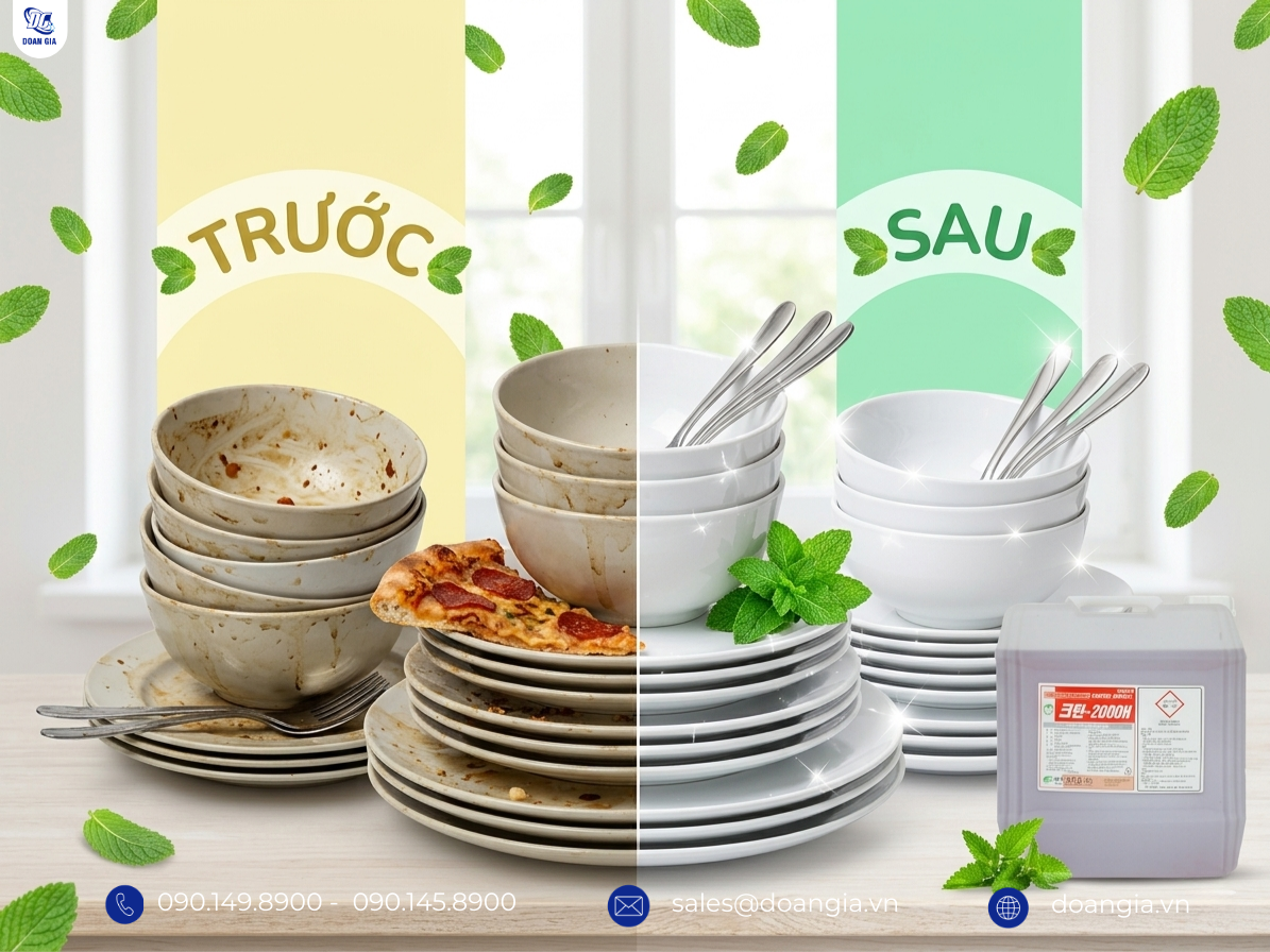 nước rửa chén máy công nghiệp