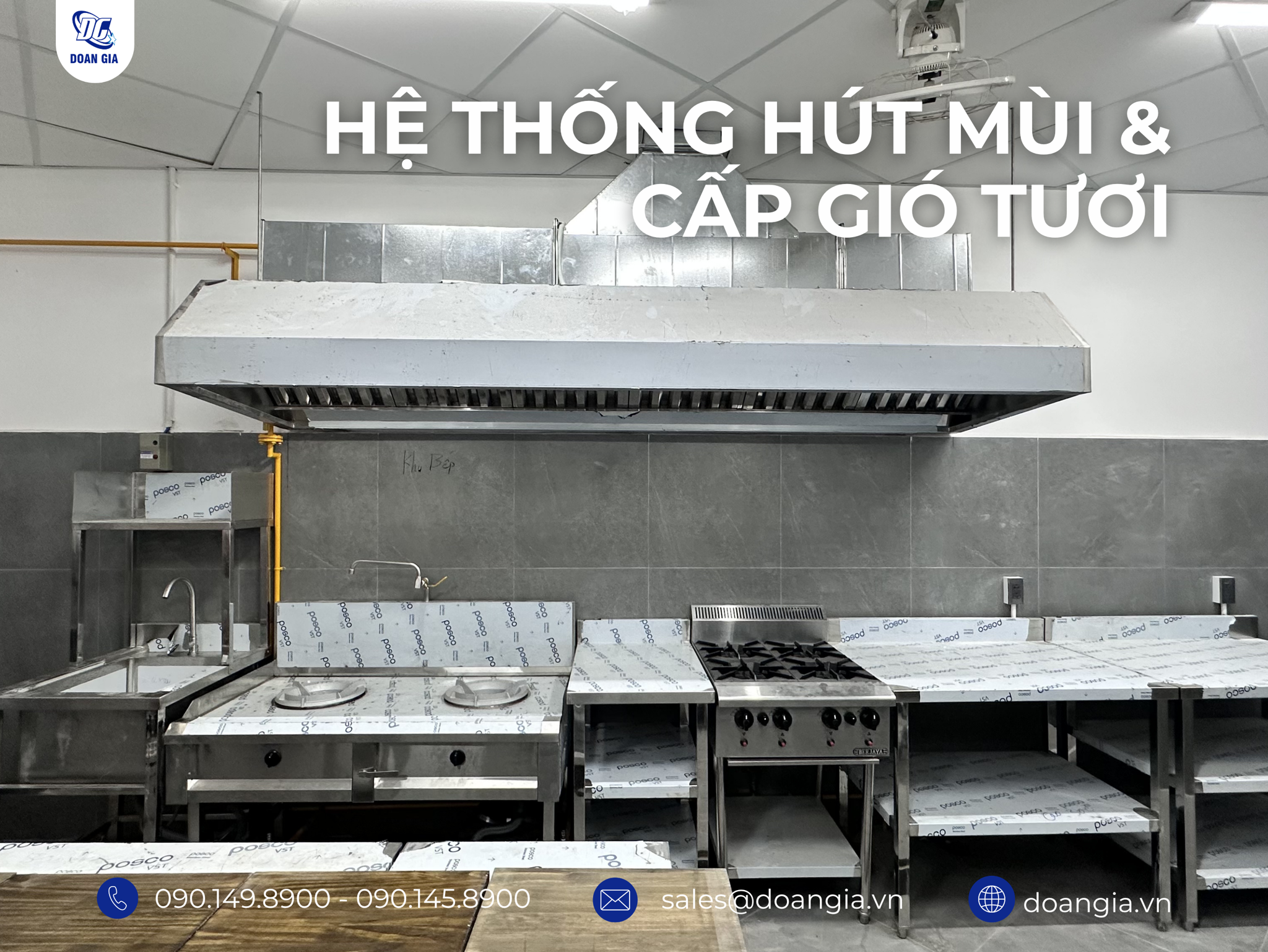 chụp hút mùi nhà hàng