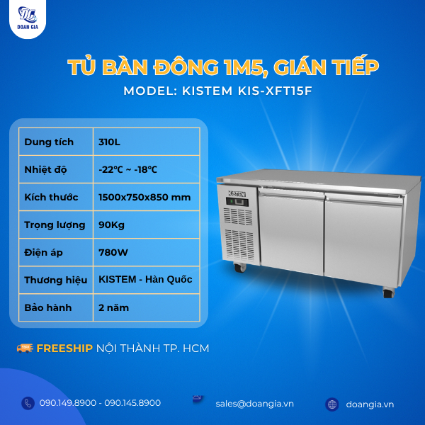 tủ bàn đông 1m5, có quạt