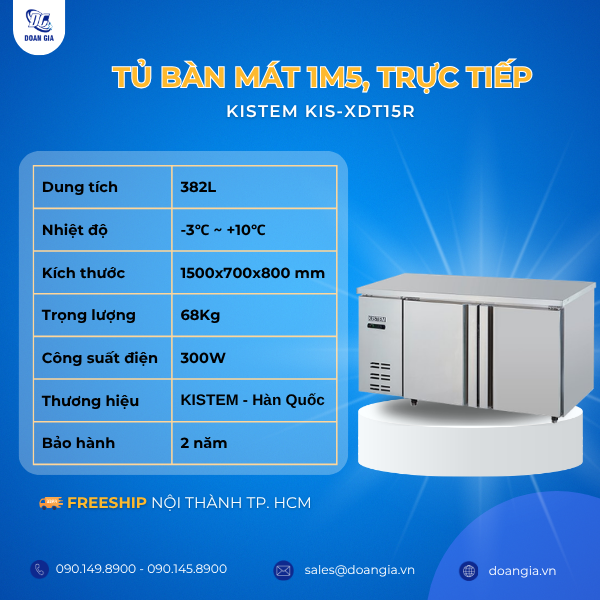 tủ bàn mát inox