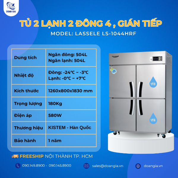 tủ 2 ngăn đông 2 ngăn mát