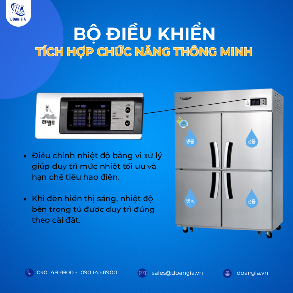 tủ đông 4 cánh