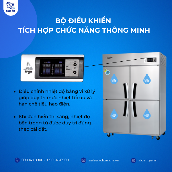 tủ đông đứng công nghiệp