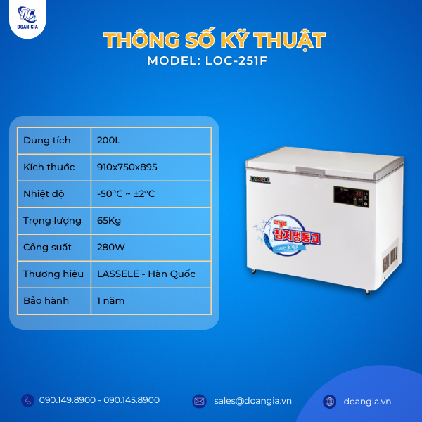 tủ đông âm sâu cá ngừ