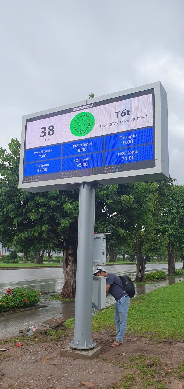 Dự án lắp đặt trạm quan trắc môi trường khu đô thị