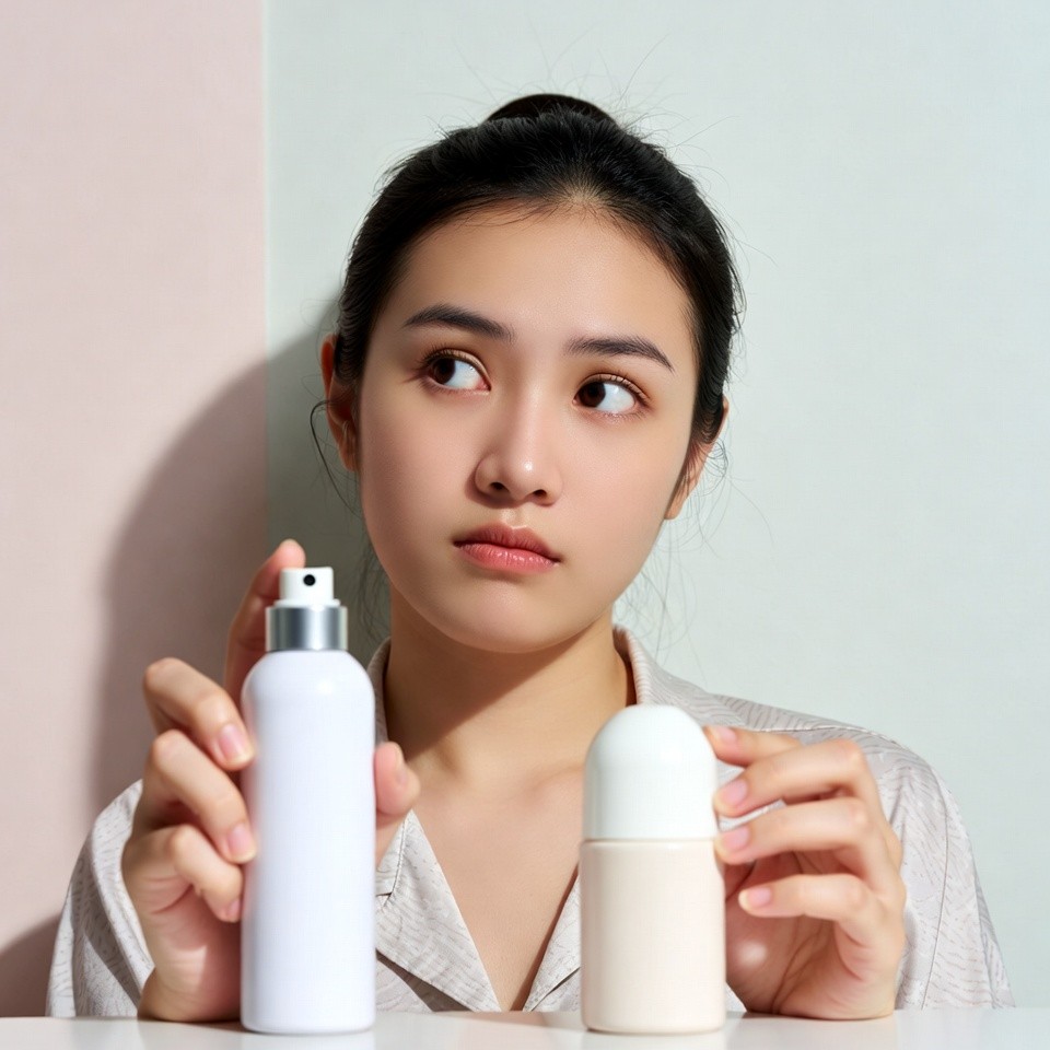 Lựa chọn Xịt Khử Mùi Hay Lăn Khử Mùi Cho Vùng Da Dưới Cánh Tay?