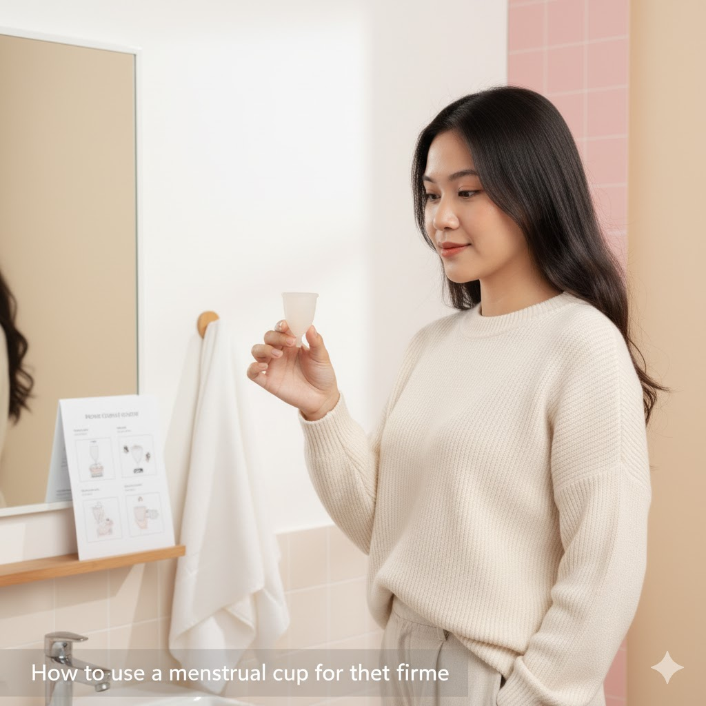 Hướng Dẫn Cách Sử Dụng Cốc Nguyệt San Lần Đầu