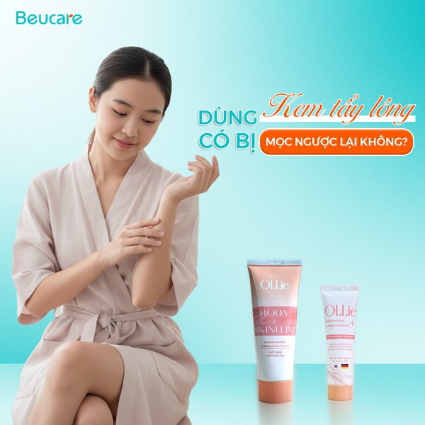 Dùng kem tẩy lông có bị mọc ngược lại không?