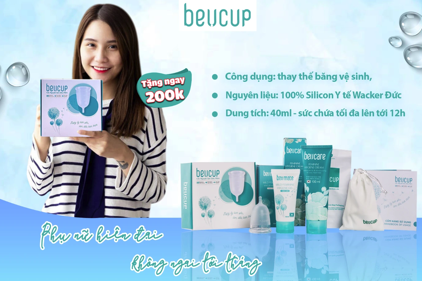Cốc Nguyệt San BeUcup