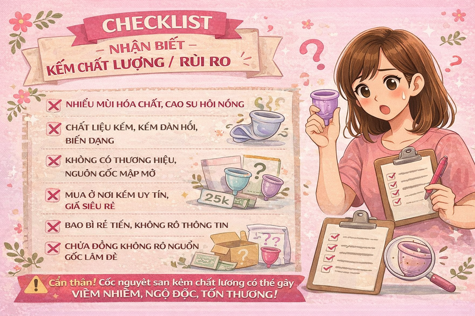 Vì sao “mua cốc nguyệt san giá rẻ” có thể là quyết định sai lầm?