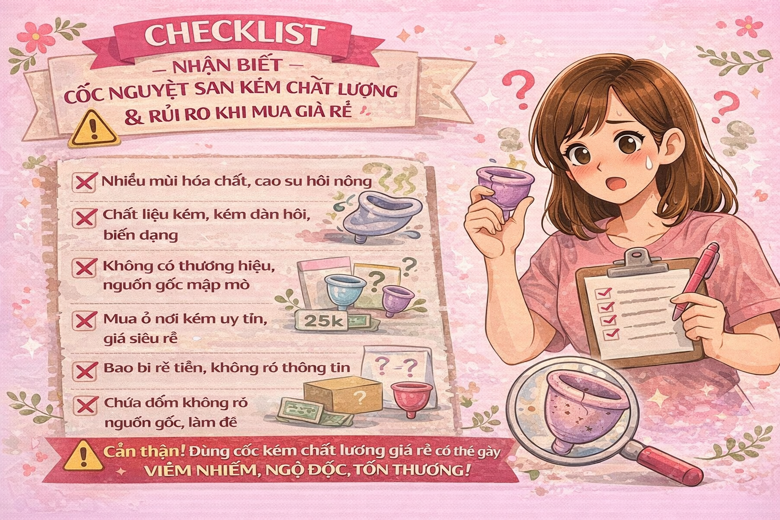 Dùng cốc nguyệt san khi đi du lịch hoặc ra ngoài cả ngày có được không?